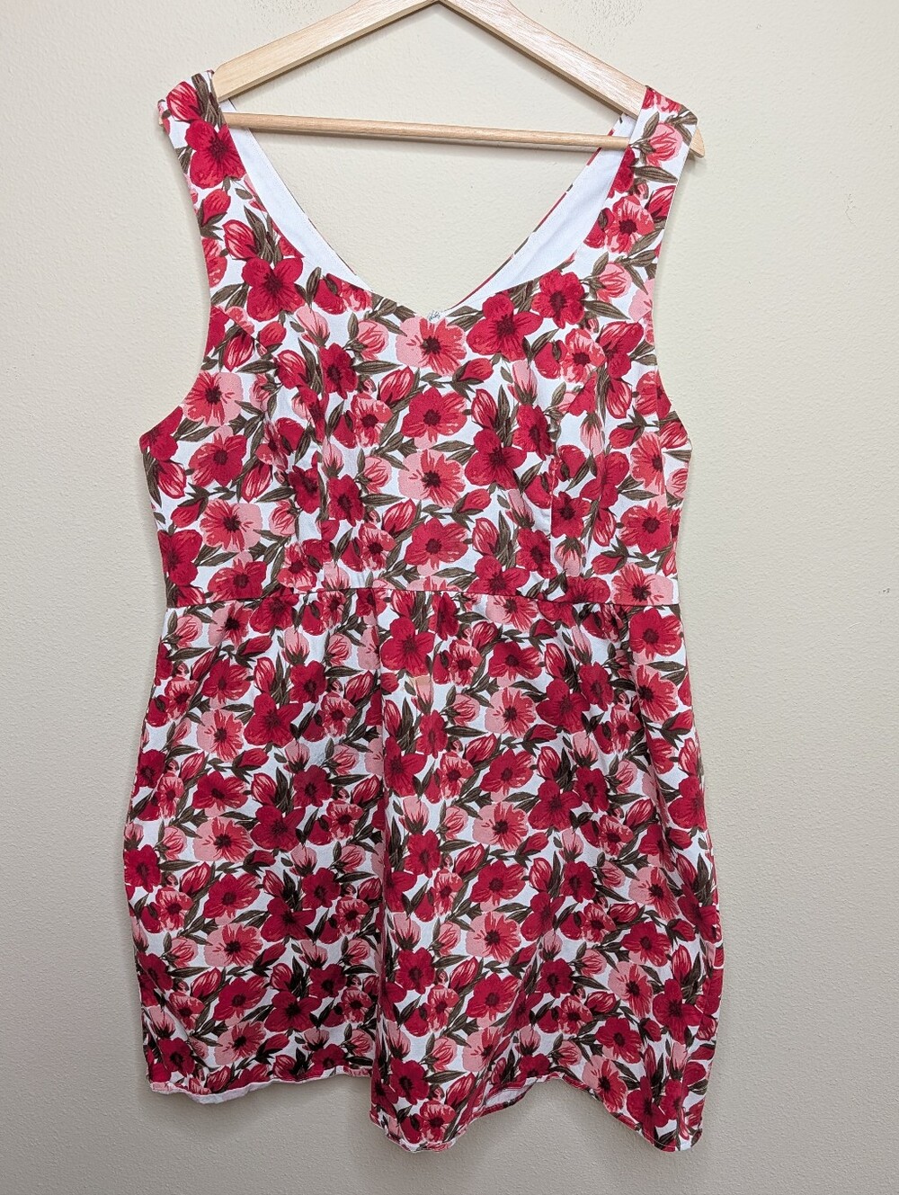 Forever 21 Plus Floral Fit and‎ Flare Dress Size 3X Cottagecore Garden Party